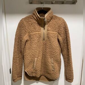 Abercrombie & Fitch Tan Teddy Jacket